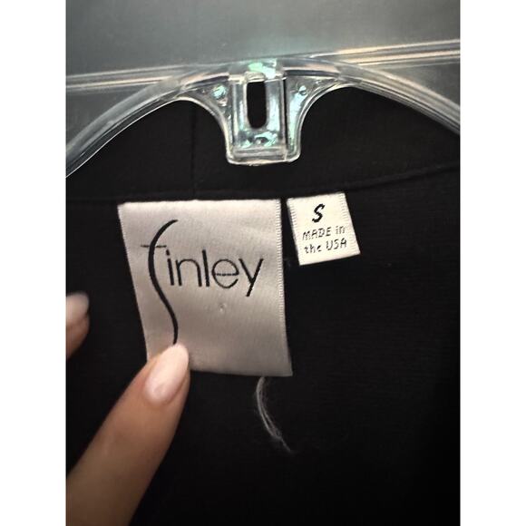 Finley Black VNeck Tunic Size Small - Picture 7 of 7